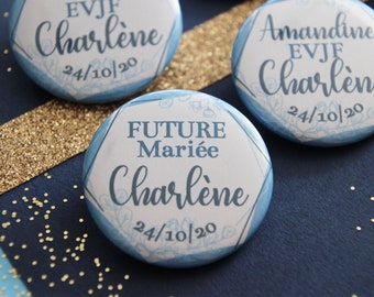 Badge EVJF Badge Mariage Badge Témoin