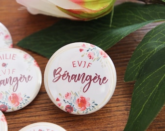 Customizable Bachelorette Party badges, Witness badges, Bridal Team, Wedding Badge, Bride-to-be Badge