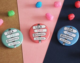 Insignia de despedida de soltera personalizable