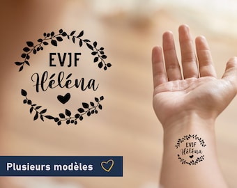 TATOUAGE EVJF (lot de 10) - Tatouage éphémère mariage