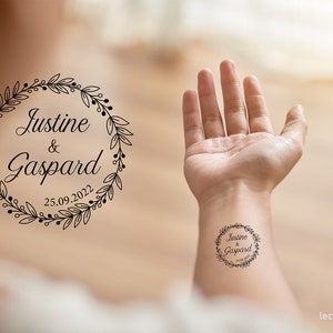 WEDDING TATTOO (set of 10) - Temporary tattoo