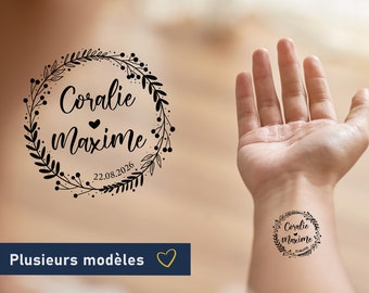 TATOUAGE MARIAGE (lot de 10) - Tatouage éphémère