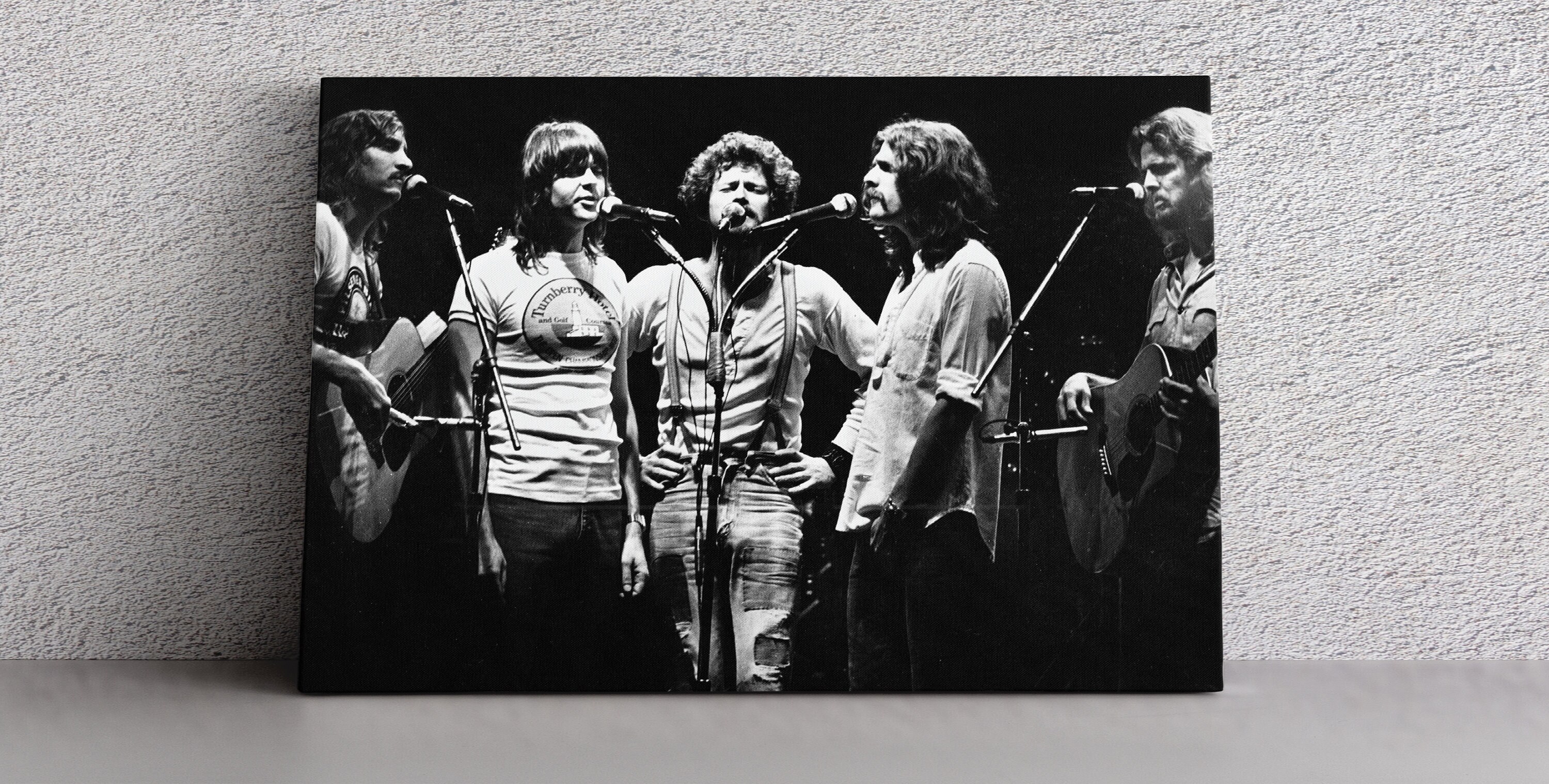 Eagles Poster Black and White American Rock Band Wall Art Home Etsy