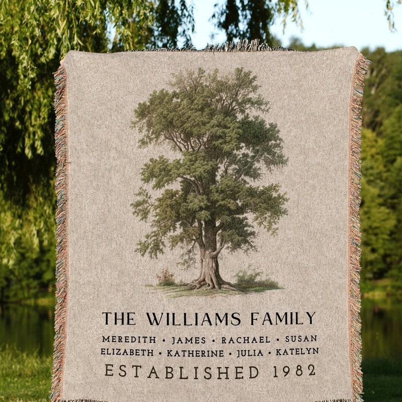 Embroidered Family Tree - Etsy