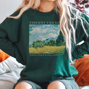 Van Gogh Print | Vintage Art Sweatshirt | Artist Aesthetic Clothing | Van Gogh Painting | Indie Womens Clothes | Sweatshirt, TShirt & Hoodie