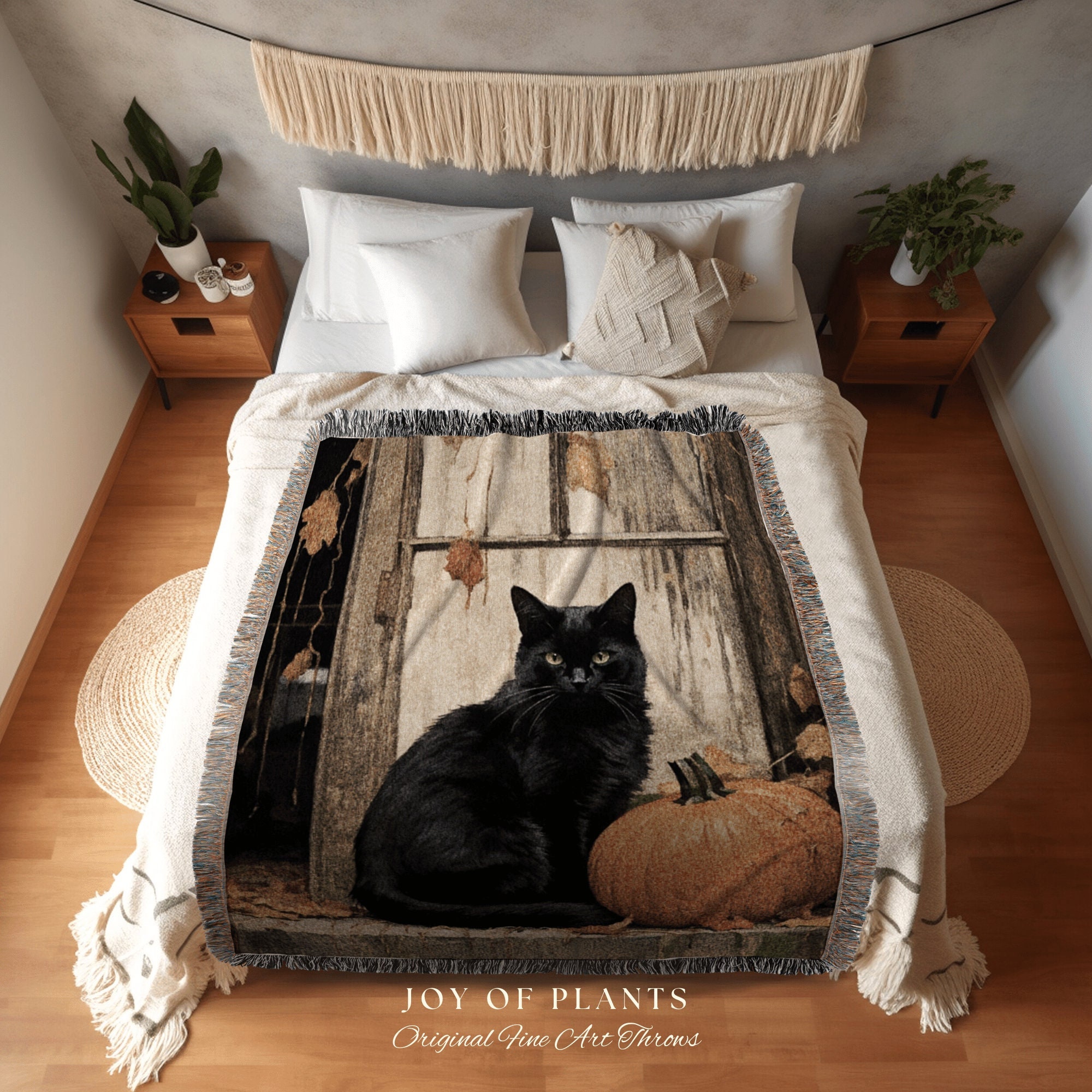 Black and white cat blanket shop