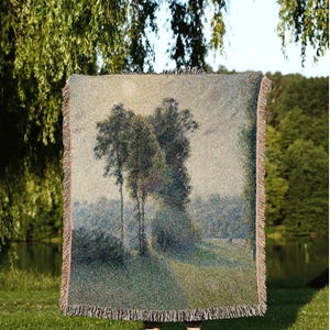 Landscape Wall Art Tapestry Woven | French Tapestry Vintage Decor Botanical Landscape Tapestry | Woven Wall Hanging Tapestry Decor Painting