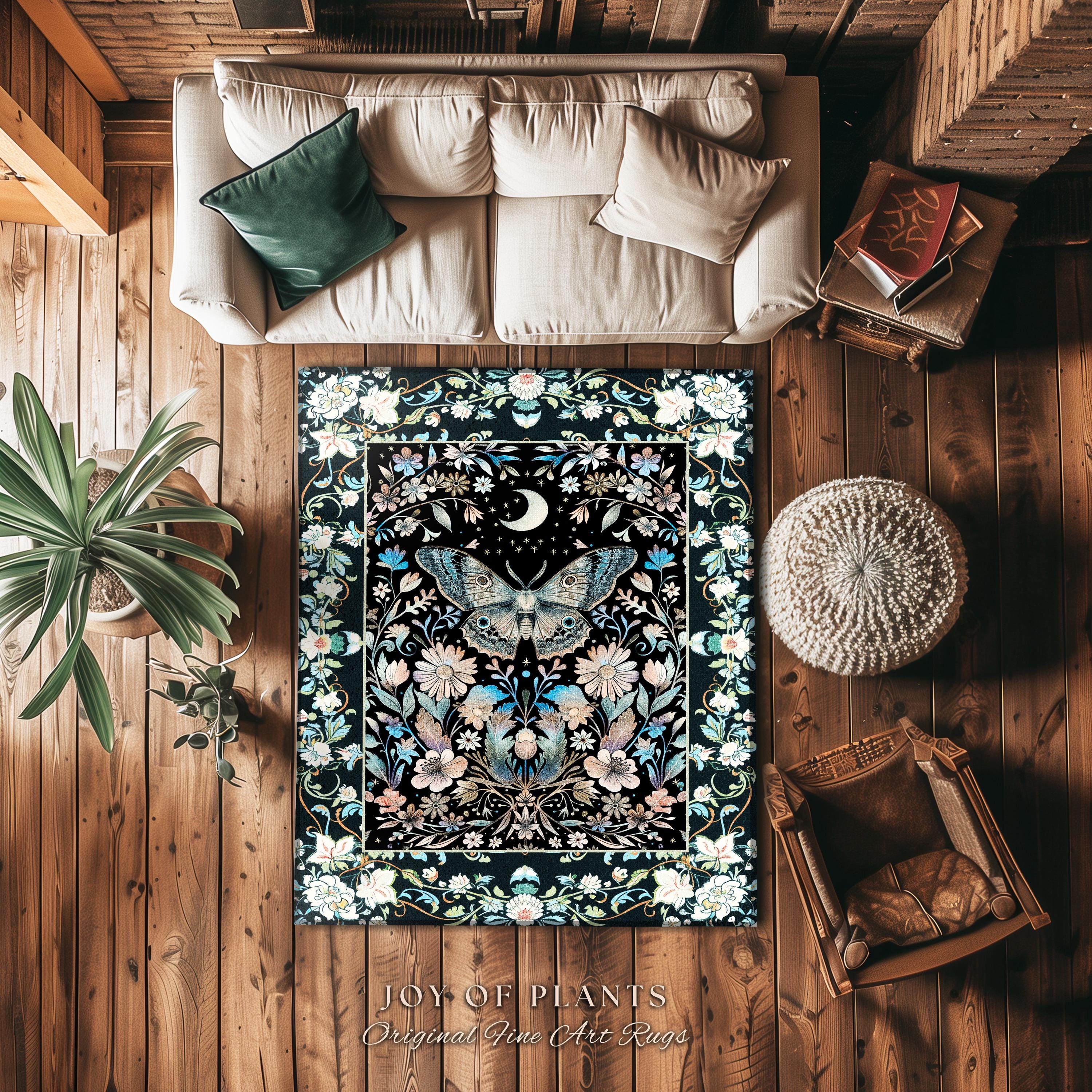 Aethics Rugs Maximalist Aesthetic Dark Academia Rug | Witchy Eclectic Oddities ...