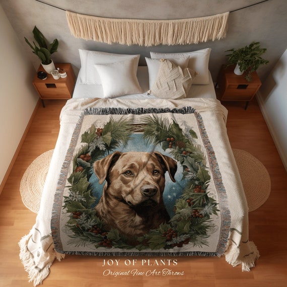 Labrador Blanket Woven Lab Mom Gift Blanket Dog Mom Gift Funny