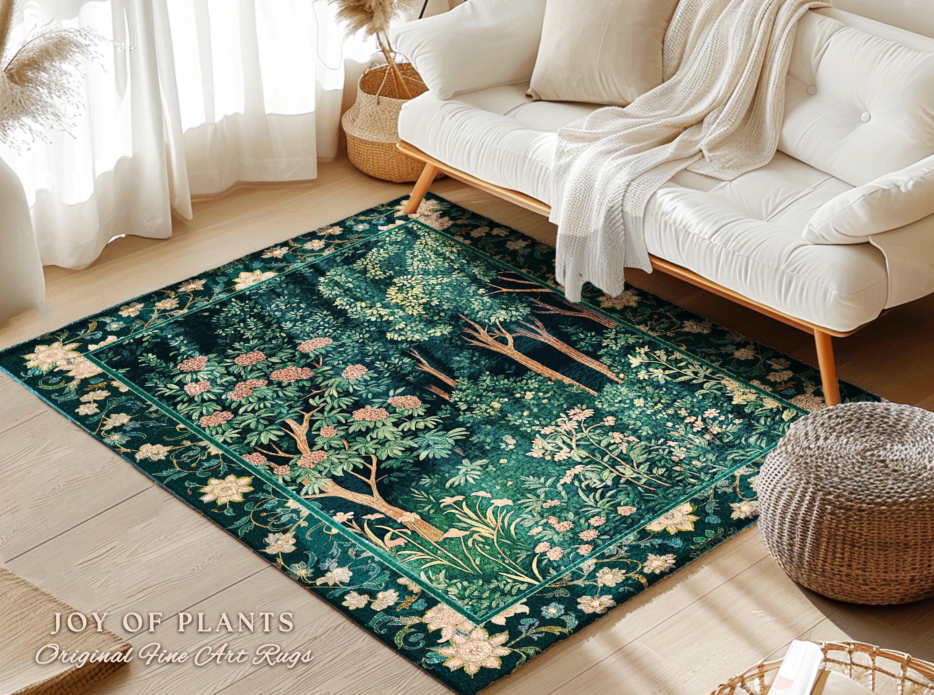 Dark Woodland Whimsical Forest Rug | Whimsigothic Folklore