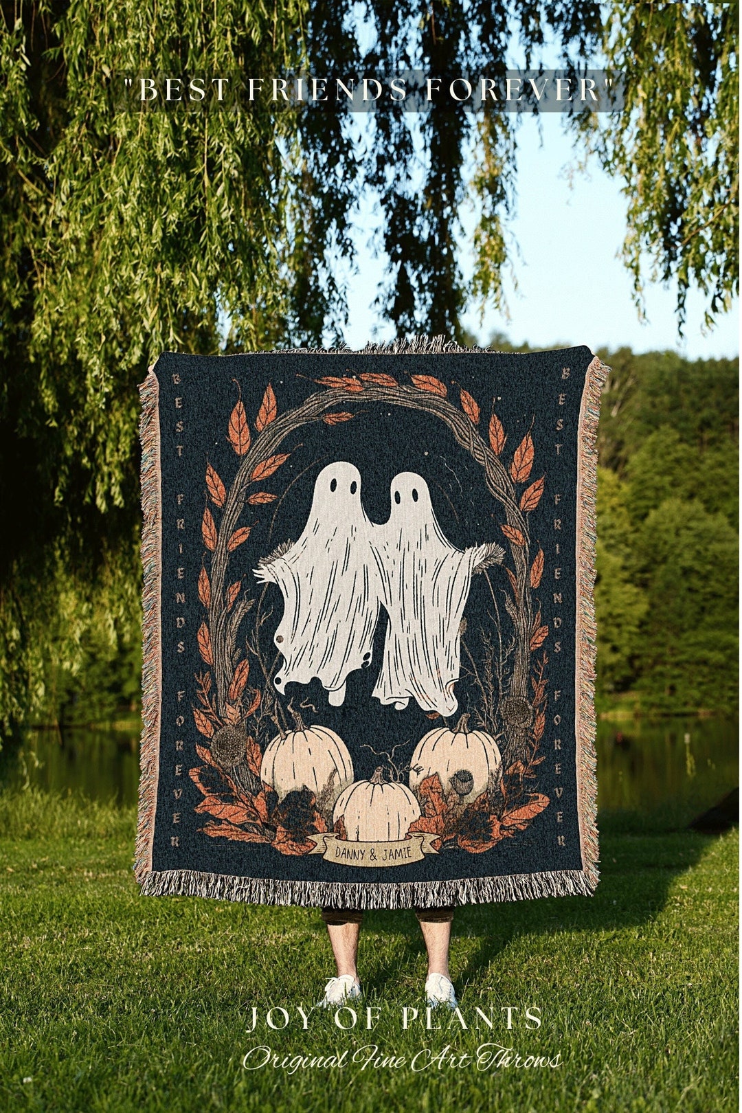 Personalized Best Friend Gift Blanket Woven Tapestry Etsy