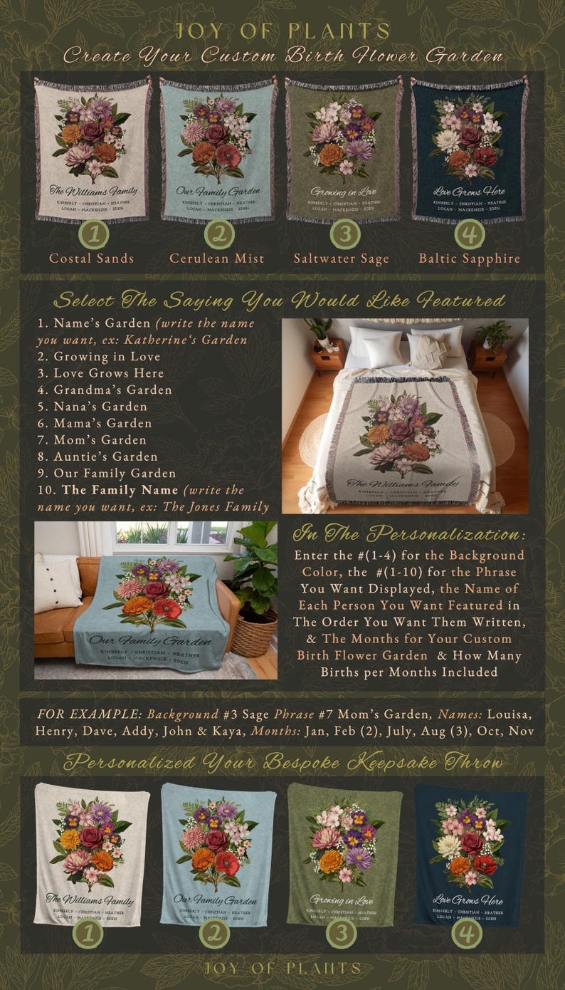 JoyOfPlants Throw Blanket - Thumbnail 5