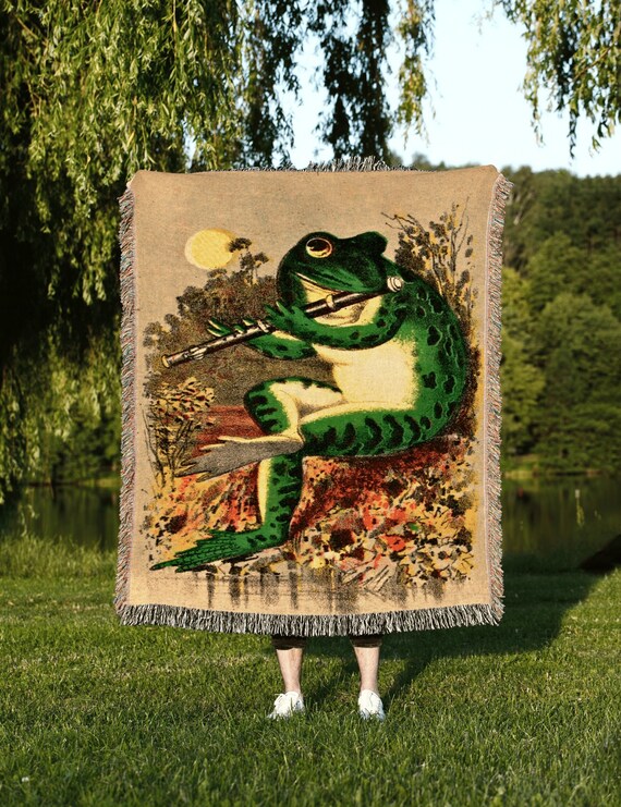 Frog and toad tapestry sale