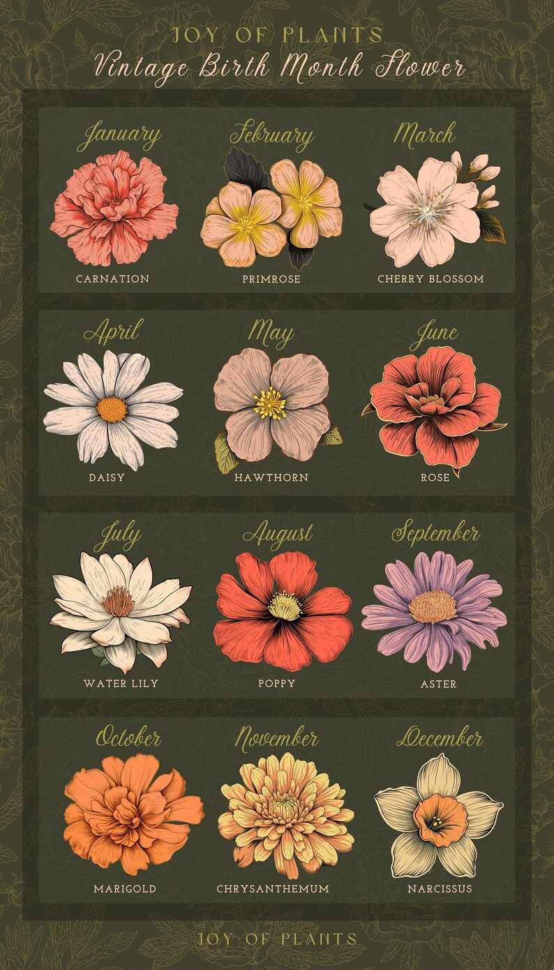 Grandmas Garden Custom Birth Flower Blanket Personalized Family Names Gift Mimi'S Garden Birth Month Flower Custom Bouquet Blanket Woven imagen 3