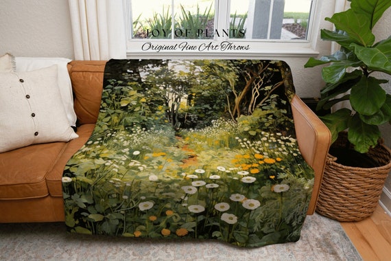 Woodland Botanical Blanket Goblincore Tapestry Blanket Botanical Fairy Grunge Room Decor Fairycore Floral Cottagecore Forest Blanket Cozy Etsy Canada