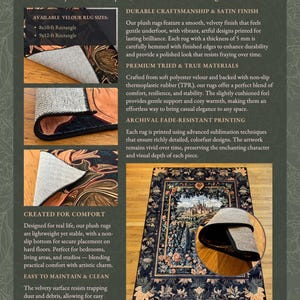 a brochure for a carpet store
