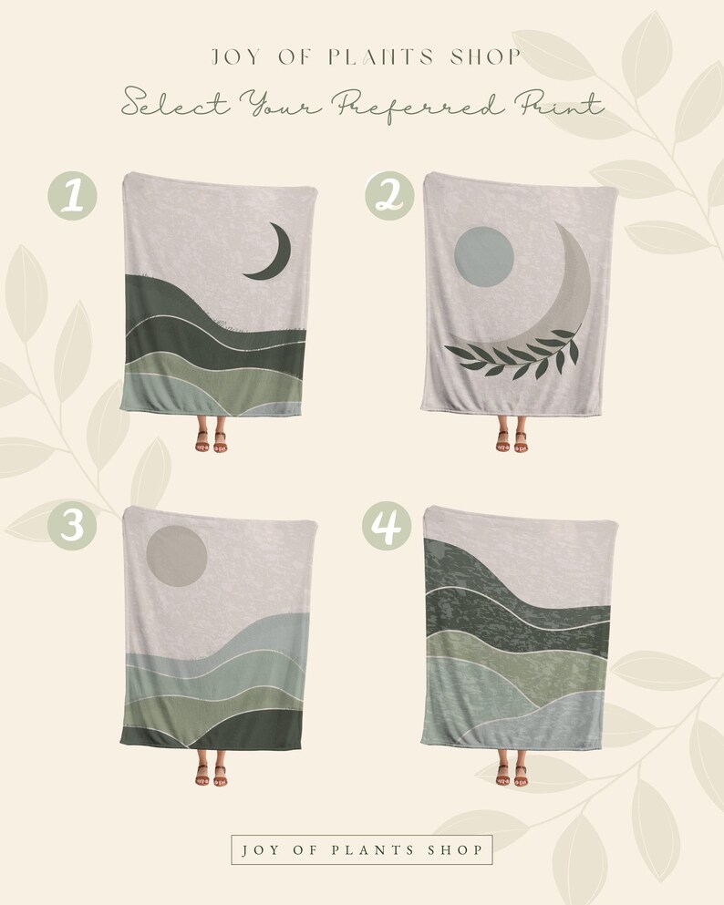 Sage Green Throw Blanket Boho Throw Blanket Woven Abstract Landscape Tapestry | Boho Decor Bedroom Throws Abstract Woven Blanket Boho Decor Bild 6