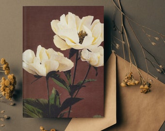 Custom Birth Flower Journal | Personalized Birth Flower Journal | Gift for Mother's Day | Travel Journal | Manifestation Journal Customized