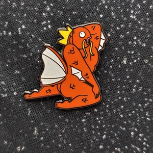 Thicc MagiKarp Sexy Boy Enamel Brooch Magnet needle minder