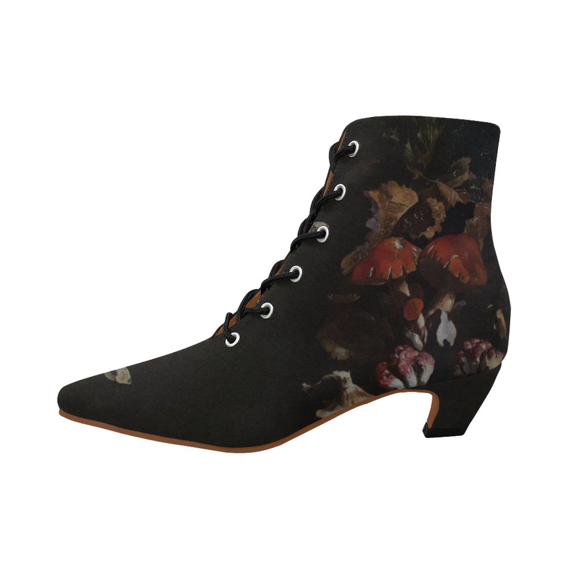 mushroom leather boots