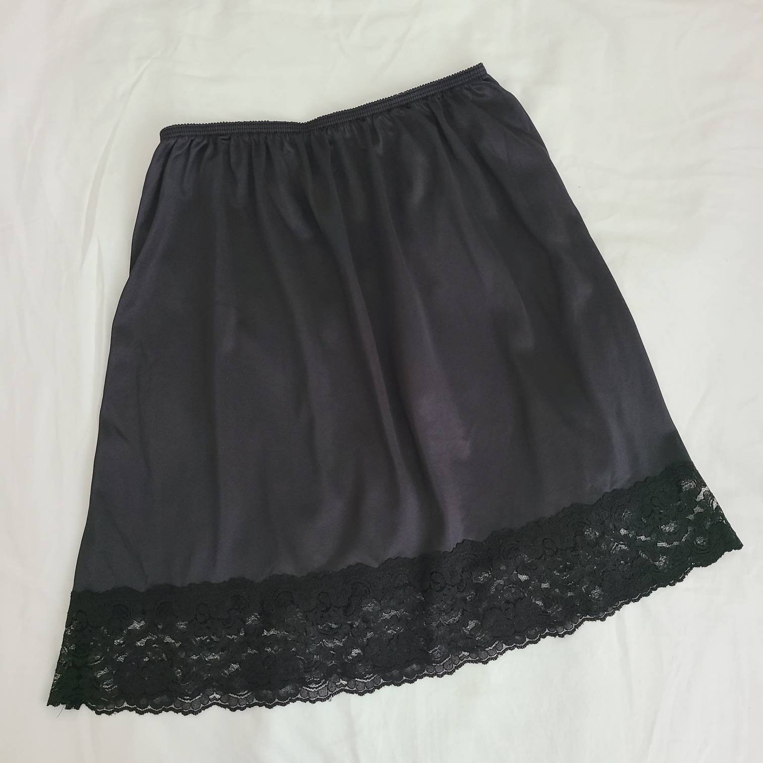 Set of 2 Short Half Slips With Lace Coquette Dollette Skirts Etsy