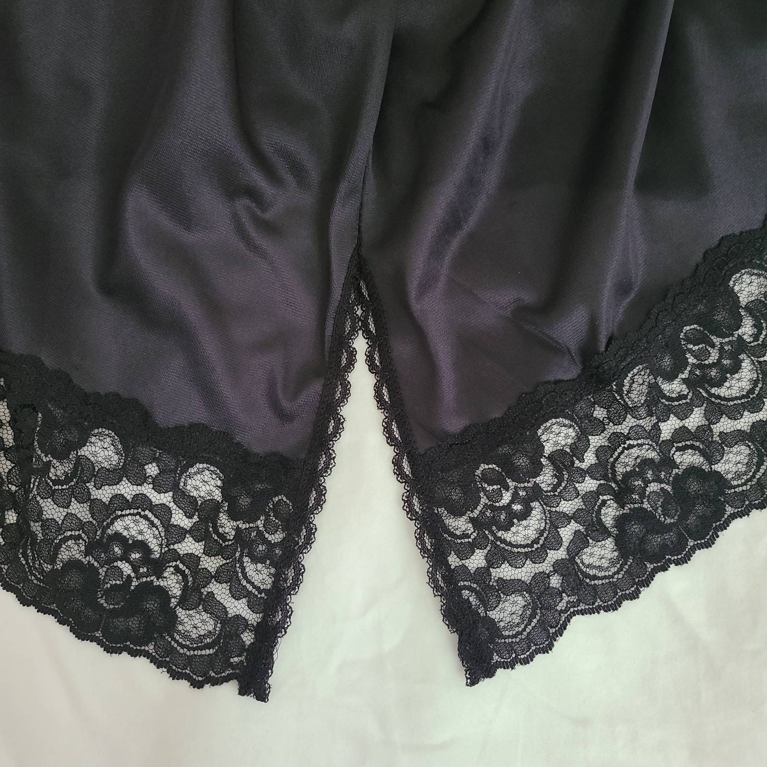Set of 2 Short Half Slips With Lace Coquette Dollette Skirts Etsy