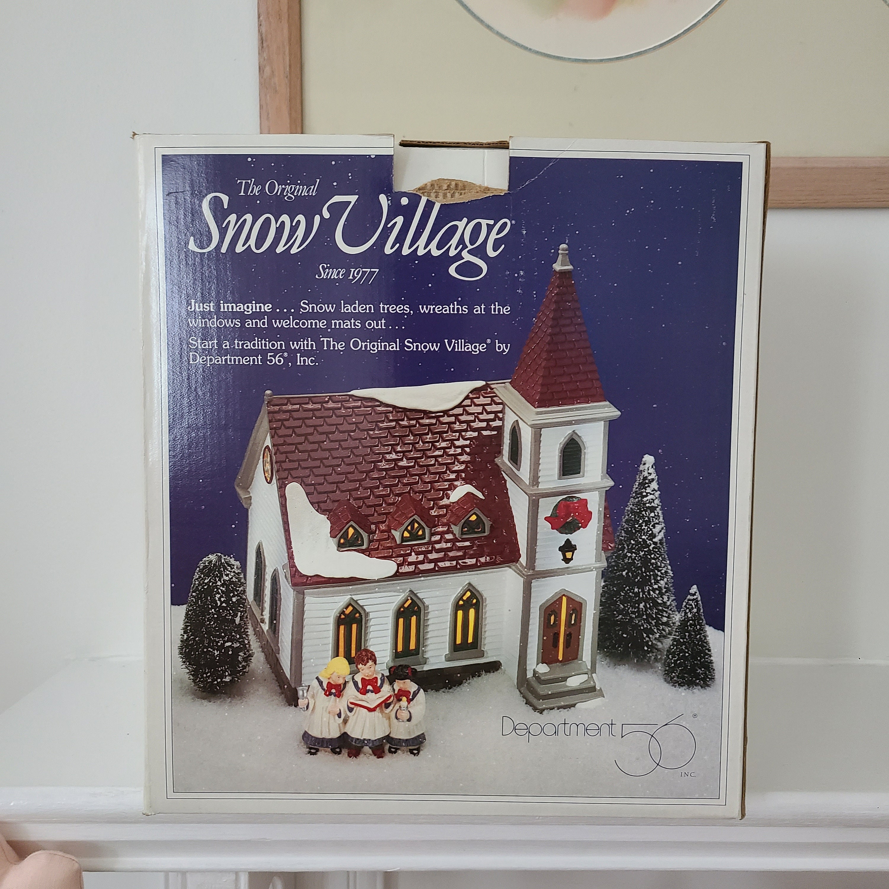 Ceramic Painted Christmas Snow House - Wendy's Ceramics - AAR Ceramics