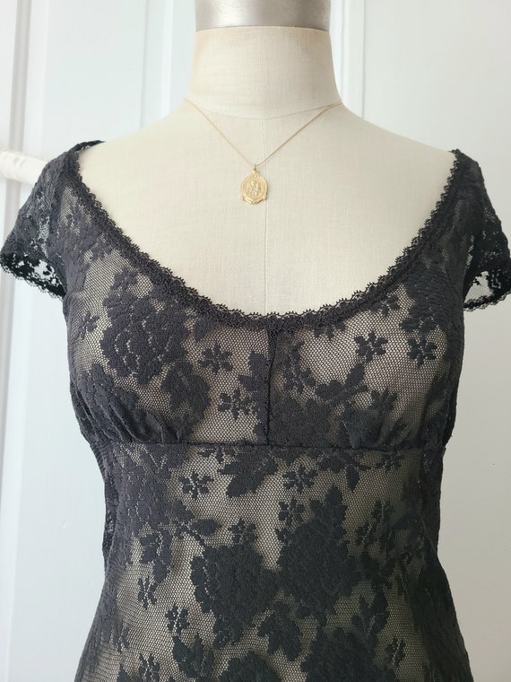 Victoria's secret coquette mini dress black lace … - image 3