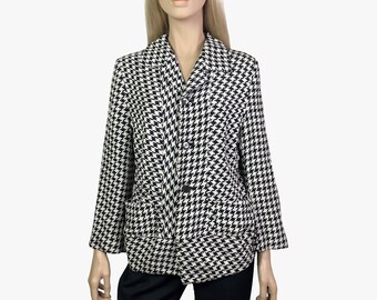 RareComme Des Garcons A/W1991 "Chic Punk" Houndstooth vintage jacket