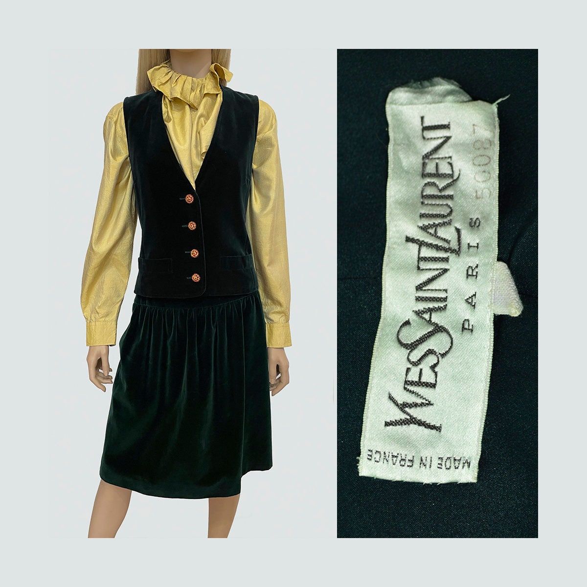 70s Ysl Skirt - Etsy 70s Ysl Skirt - Etsy