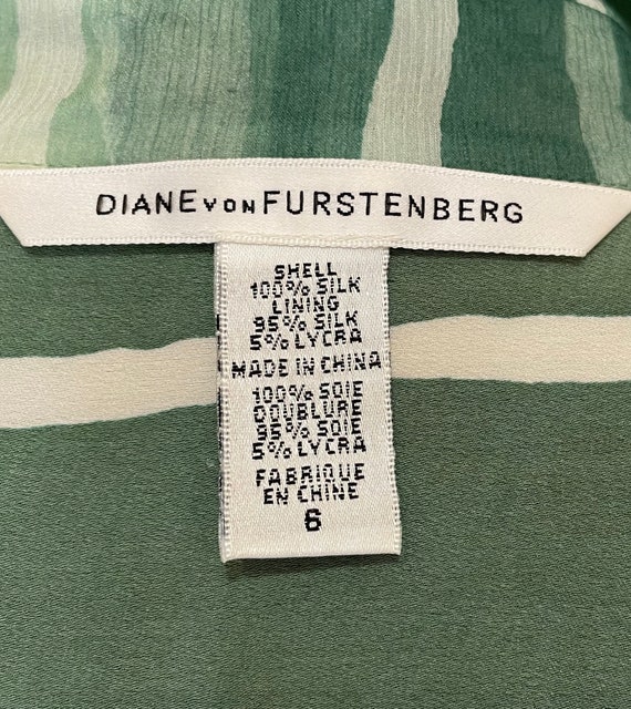 Diane von Furstenberg vintage silk abstract print… - image 10