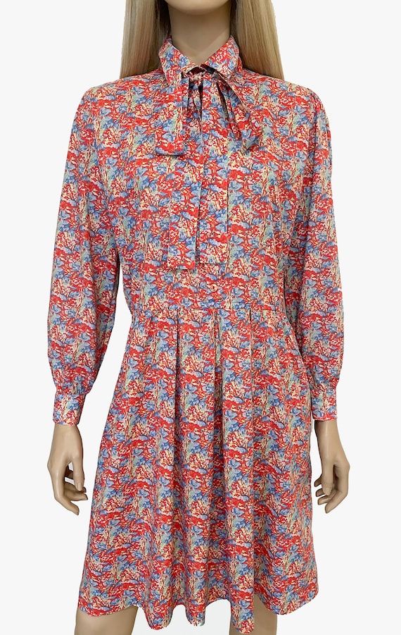 Liberty floral print vintage cotton dress, 1970s … - image 2