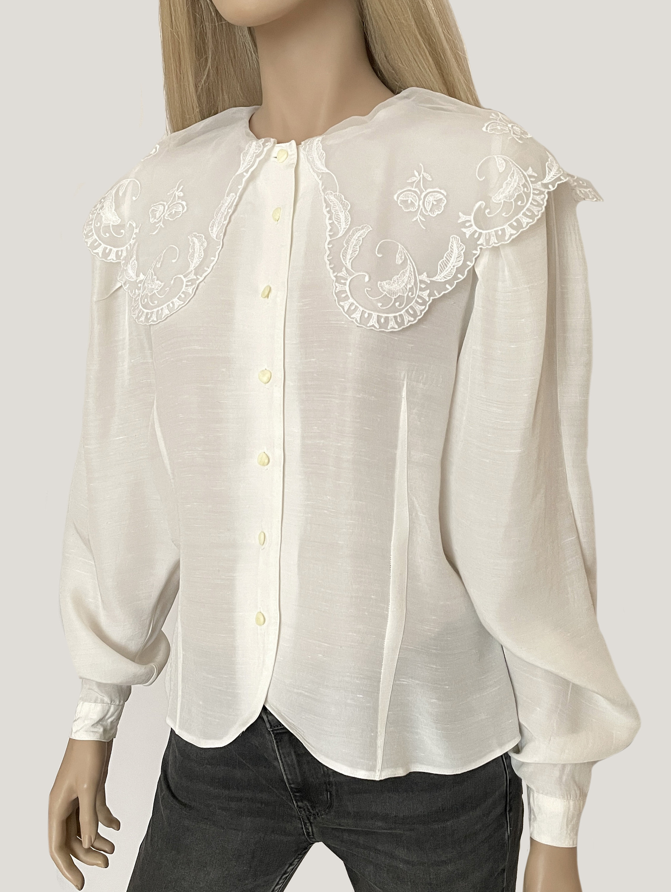 VINTAGE COLLAR BLOUSE TALK THE WALK