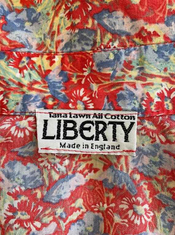 Liberty floral print vintage cotton dress, 1970s … - image 8