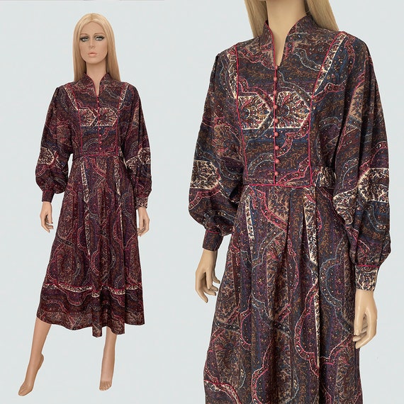 Vintage 1970s ORIGIN dress/ Vintage 1970’s printe… - image 1