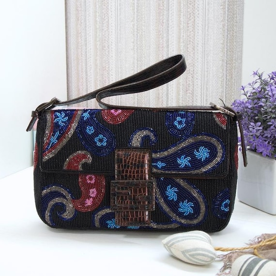 Fendi baguette gliter vintage bag