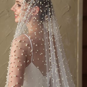 Pearl Veil 3m - Etsy display picture 1