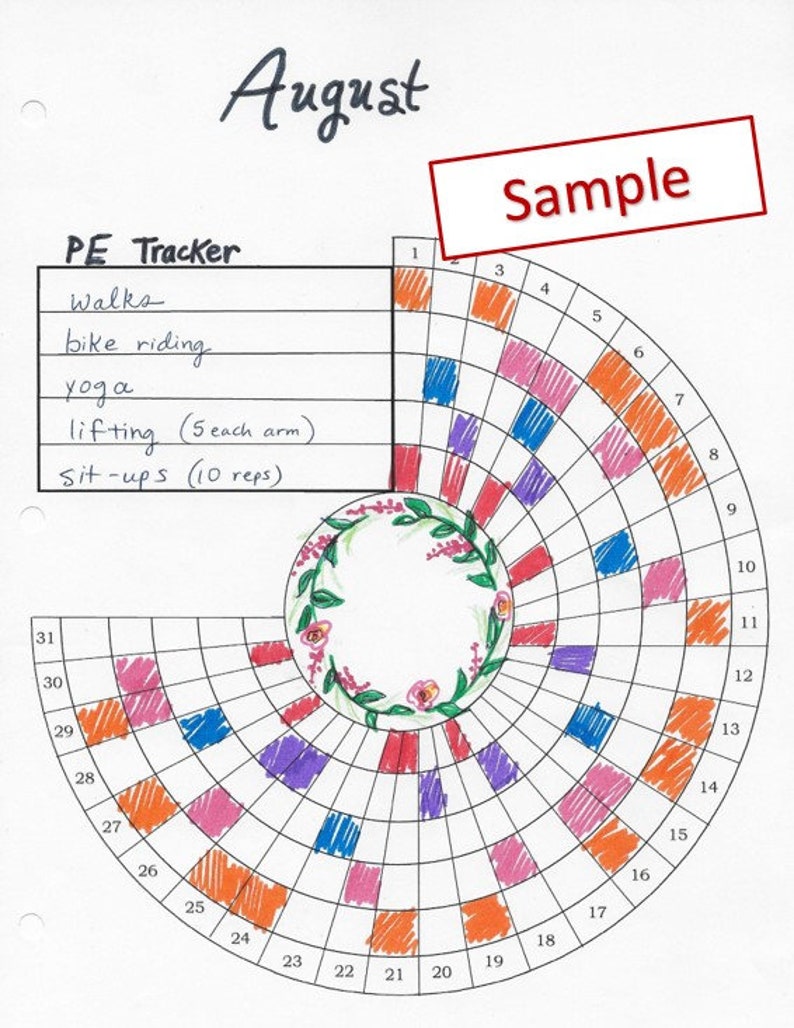 Printable Monthly Tracker | Etsy