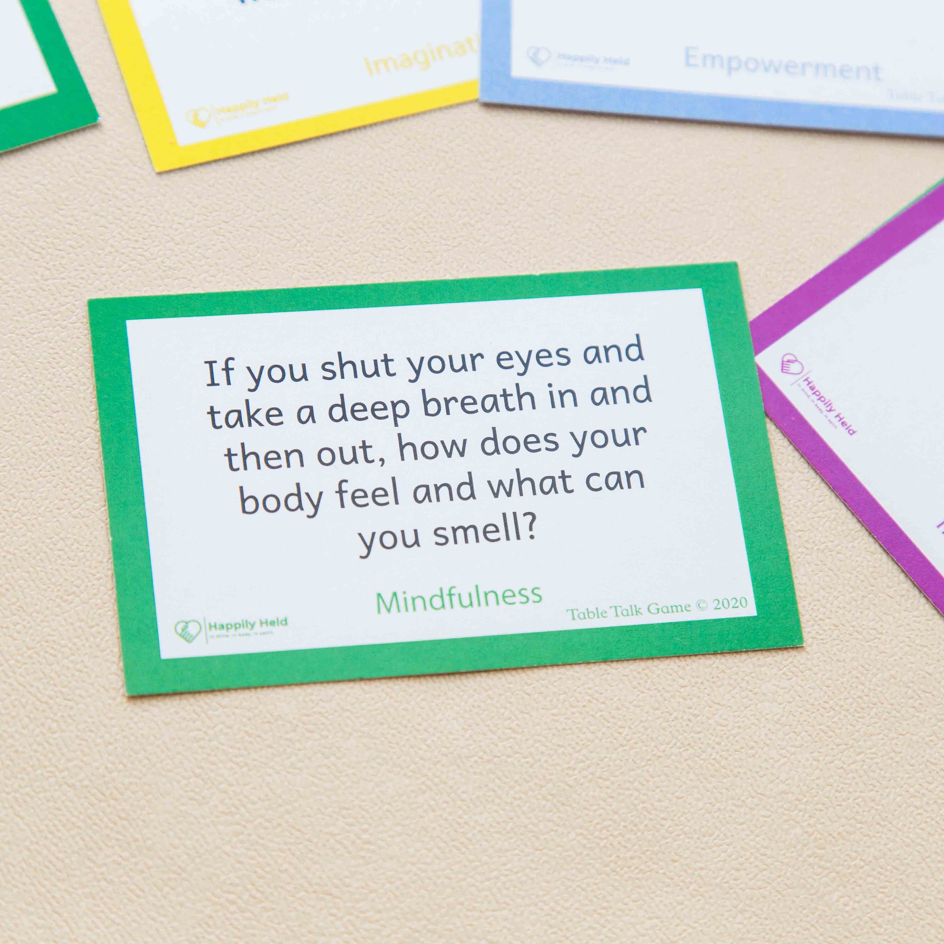 Table Talk card game deepen family connections family game Etsy