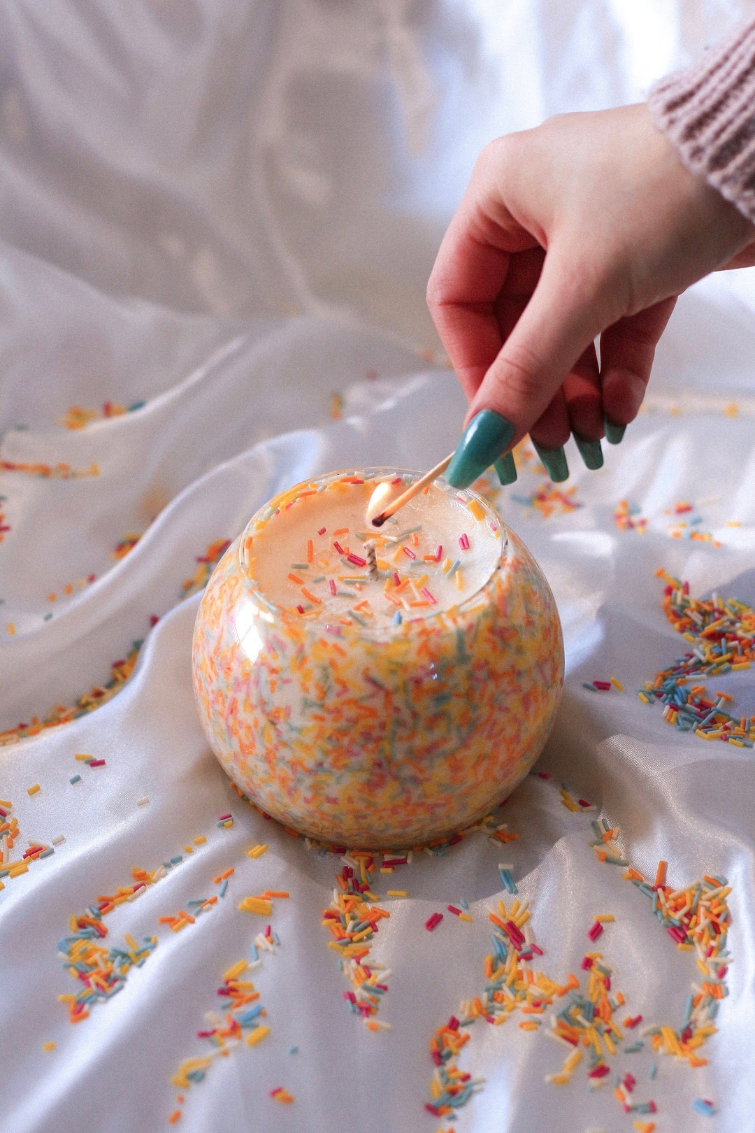 Birthday Cake Candle Scented Candle Made With Ecofriendly Coconut Wax