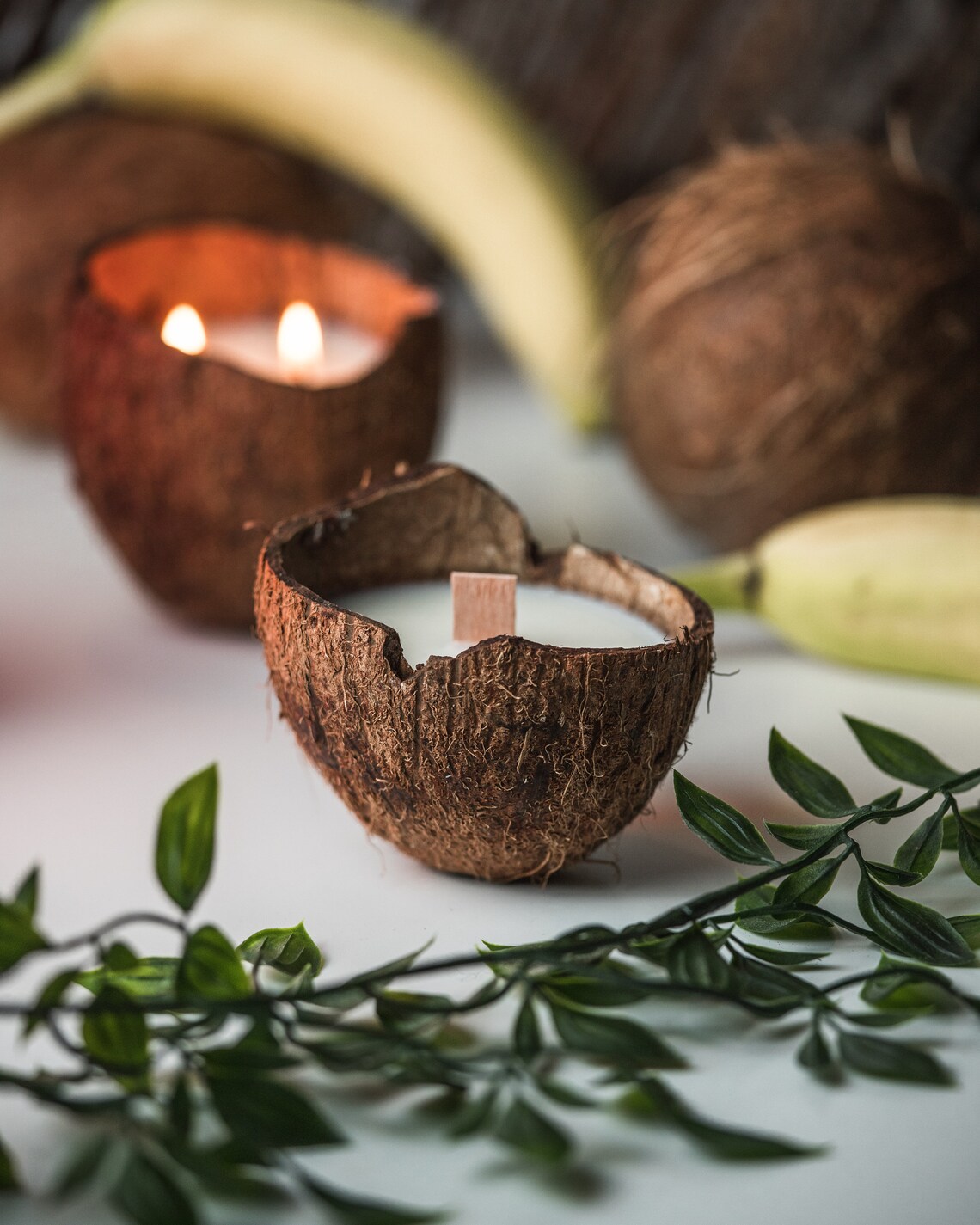 Coconut & Vanilla Scented Candle Made with Ecofriendly Soy Etsy