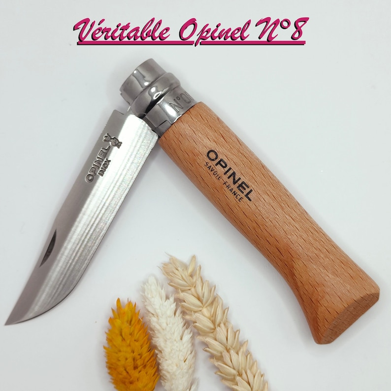 Gravure sur couteau opinel