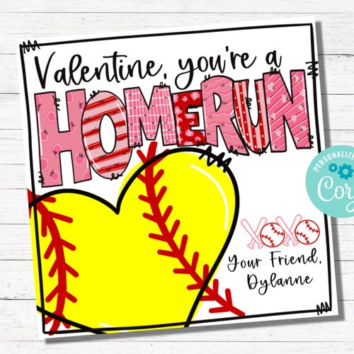 editable-printable-softball-valentine-s-day-gift-tag-etsy