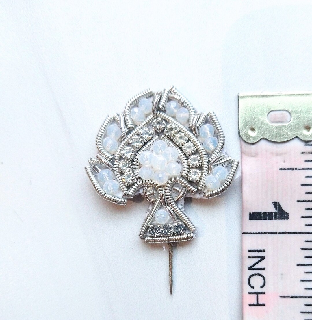 White Flame Pin (miniature) - Etsy