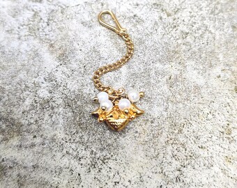 Gold Pearl Drop Hair Tikha (Miniature)