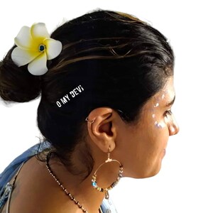 Large Plumeria Hair Clip (1)