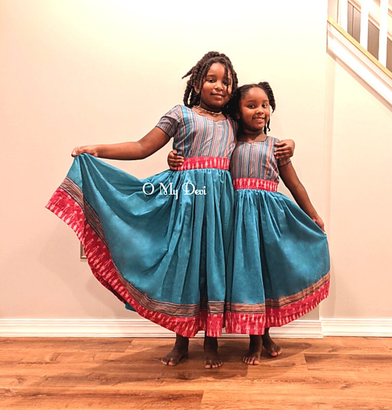 Blue Rainbow Dress