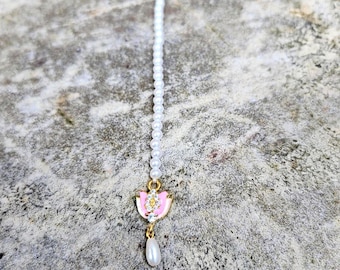 Pearl Drop Lotus Hair Tikha (Miniature)