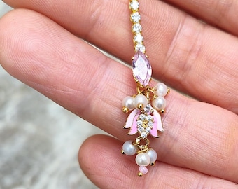 Pearl Dangle & Lotus Hair Tikha (Miniature)