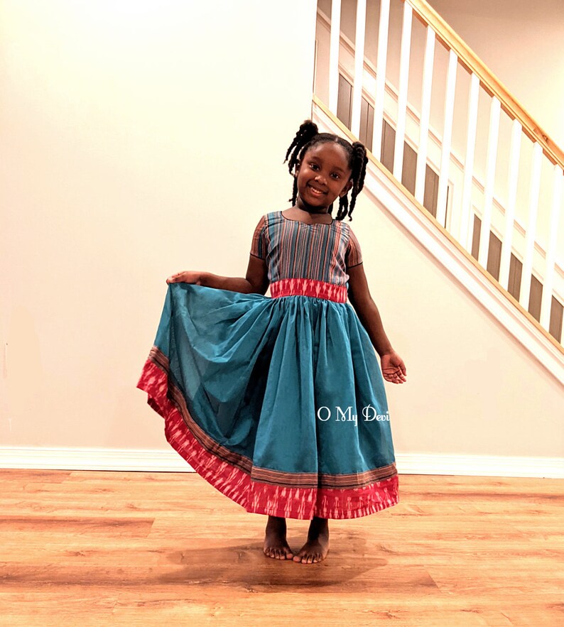 Blue Rainbow Dress